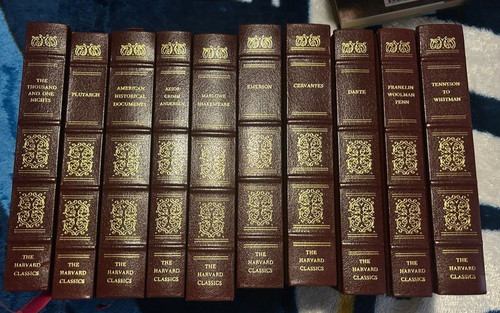1980s harvard classics - classics, red